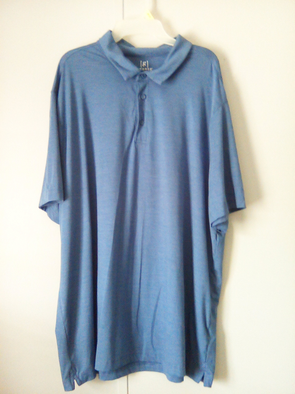 George Light Blue Men's Polo Shirt - Short Sleeve